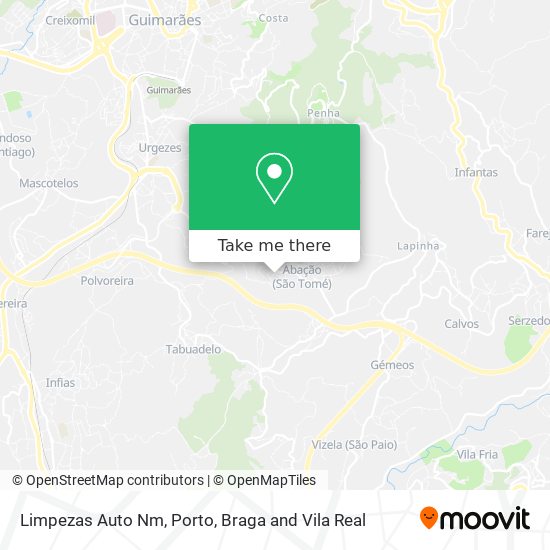 Limpezas Auto Nm mapa