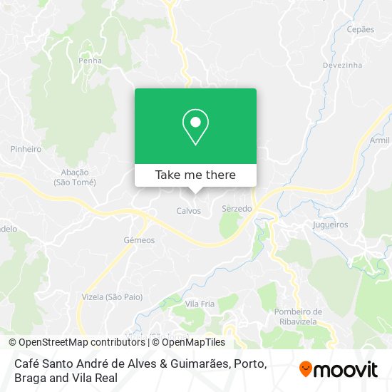 Café Santo André de Alves & Guimarães map