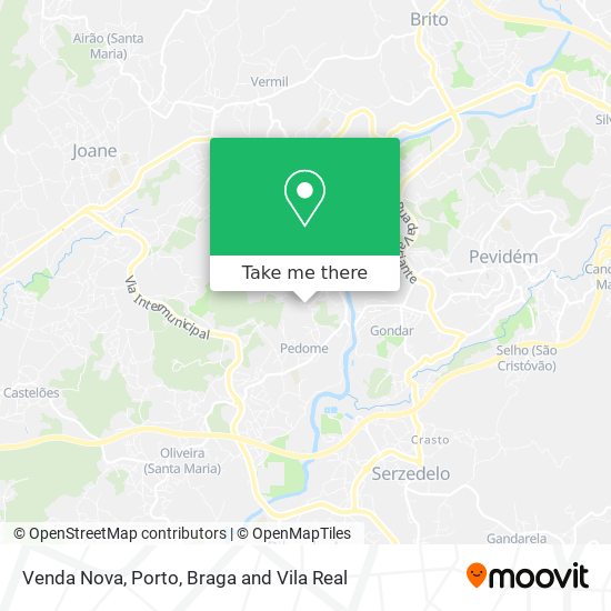 Venda Nova mapa