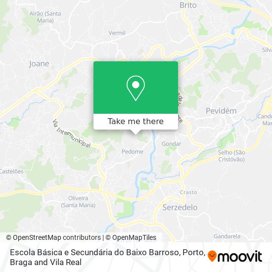 Escola Básica e Secundária do Baixo Barroso map