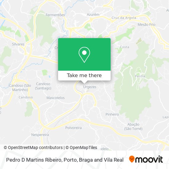 Pedro D Martins Ribeiro map