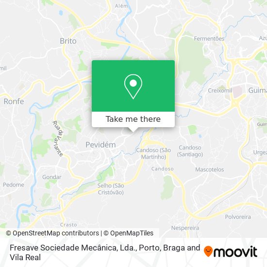Fresave Sociedade Mecânica, Lda. mapa