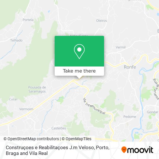 Construçoes e Reabilitaçoes J.m Veloso map