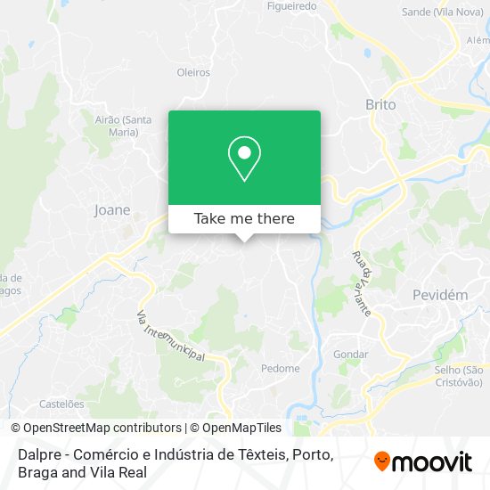 Dalpre - Comércio e Indústria de Têxteis map