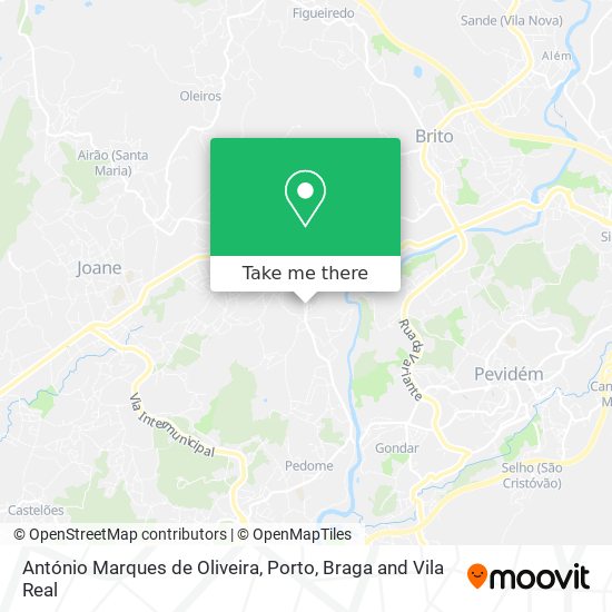 António Marques de Oliveira map