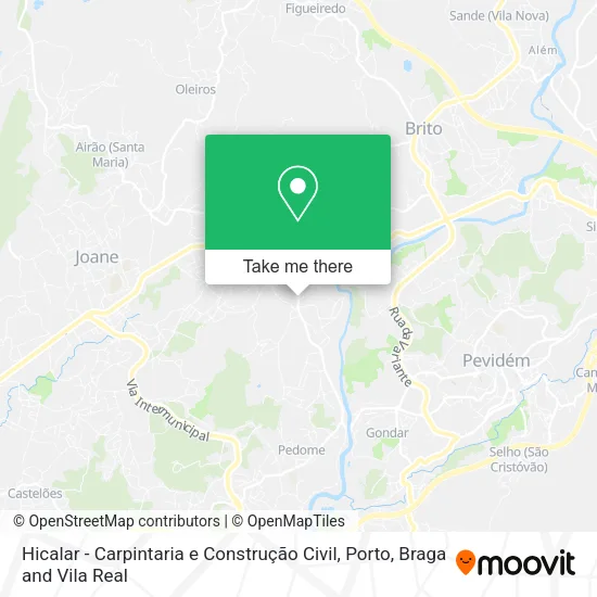 Hicalar - Carpintaria e Construção Civil map