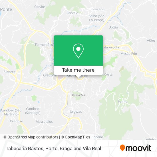 Tabacaria Bastos map