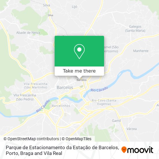 Parque de Estacionamento da Estação de Barcelos map