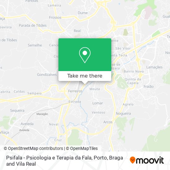 Psifala - Psicologia e Terapia da Fala mapa