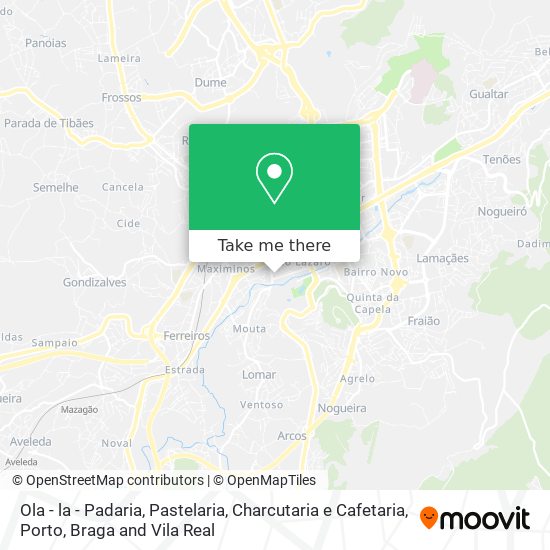 Ola - la - Padaria, Pastelaria, Charcutaria e Cafetaria map
