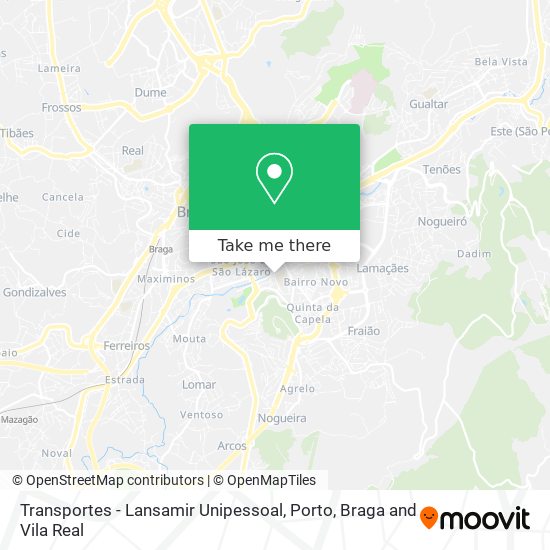 Transportes - Lansamir Unipessoal map