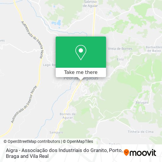 Aigra - Associação dos Industriais do Granito map