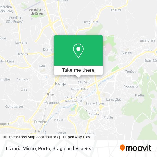 Livraria Minho map