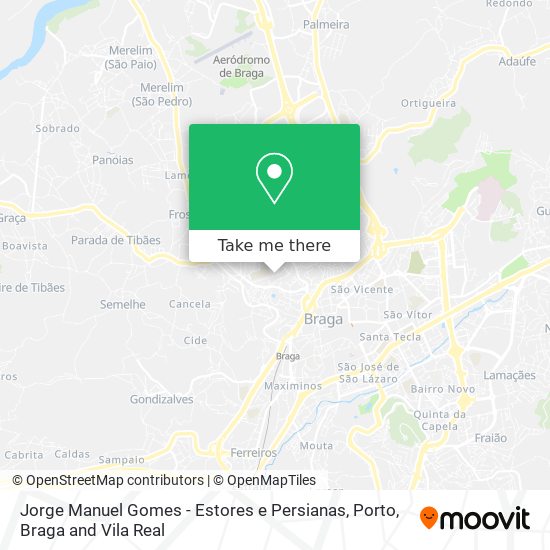 Jorge Manuel Gomes - Estores e Persianas map