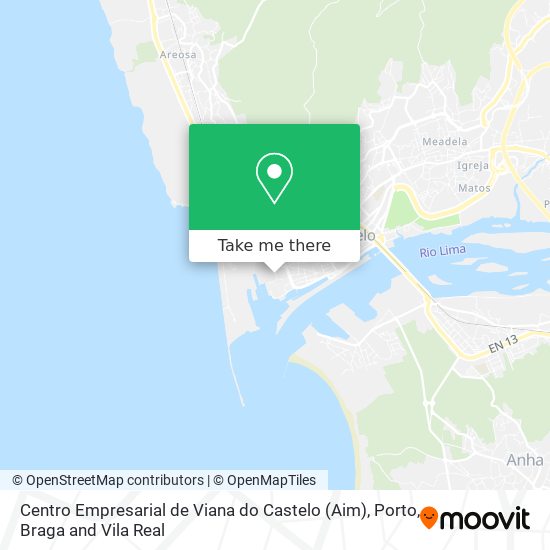 Centro Empresarial de Viana do Castelo (Aim) mapa