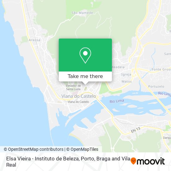 Elsa Vieira - Instituto de Beleza map