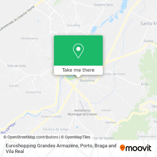 Euroshopping Grandes Armazéns map