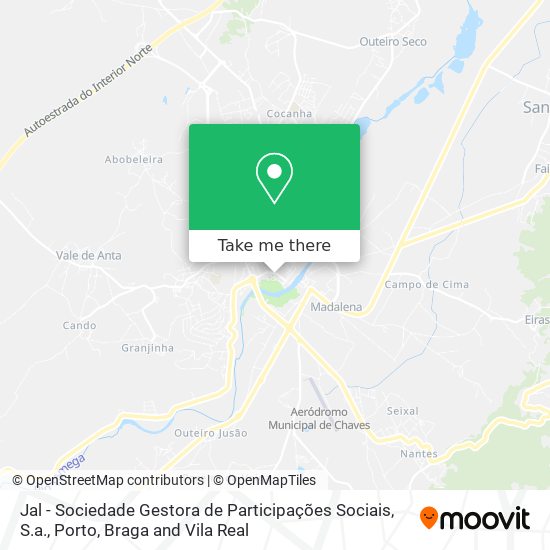 Jal - Sociedade Gestora de Participações Sociais, S.a. map