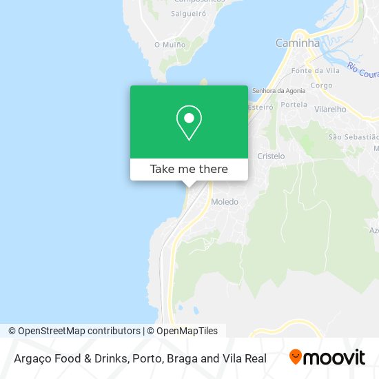 Argaço Food & Drinks map