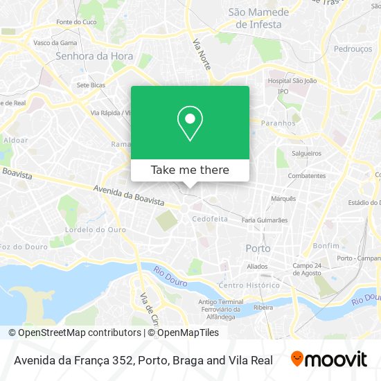 Avenida da França 352 mapa