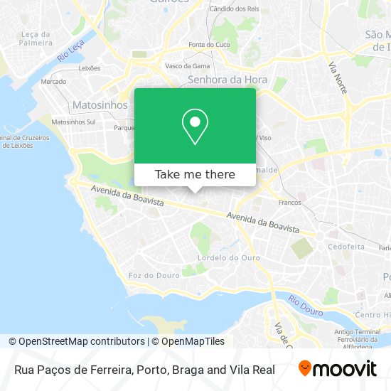 Rua Paços de Ferreira map