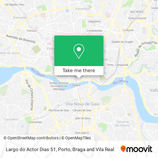 Largo do Actor Dias 51 map