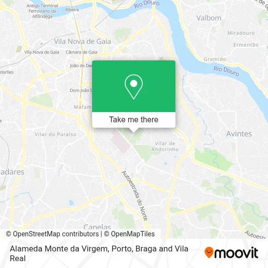 Alameda Monte da Virgem map