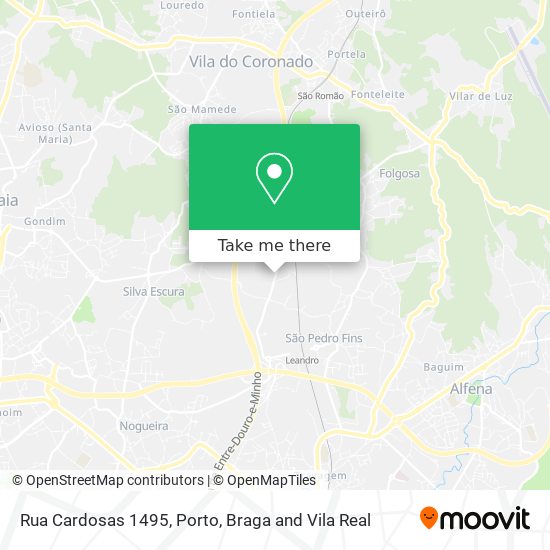 Rua Cardosas 1495 map