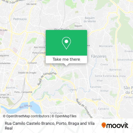 Rua Camilo Castelo Branco map