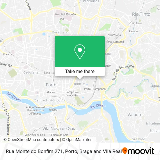 Rua Monte do Bonfim 271 map