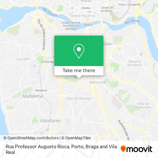 Rua Professor Augusto Risca map