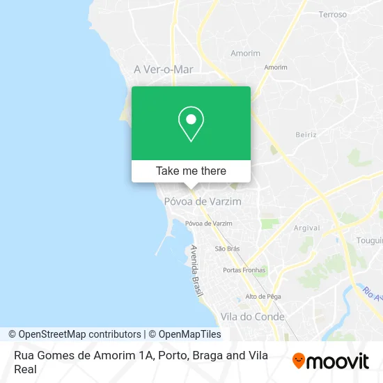 Rua Gomes de Amorim 1A map