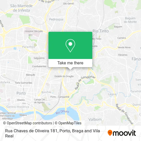 Rua Chaves de Oliveira 181 map