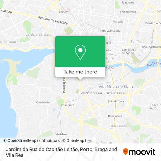 Jardim da Rua do Capitão Leitão map