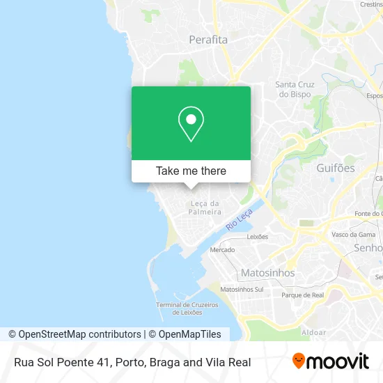 Rua Sol Poente 41 map