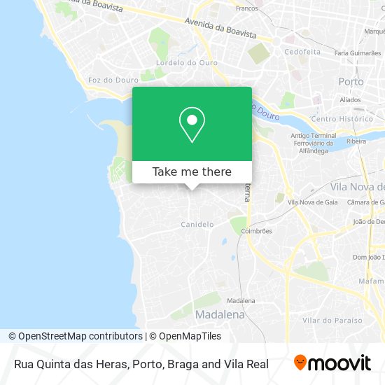 Rua Quinta das Heras map