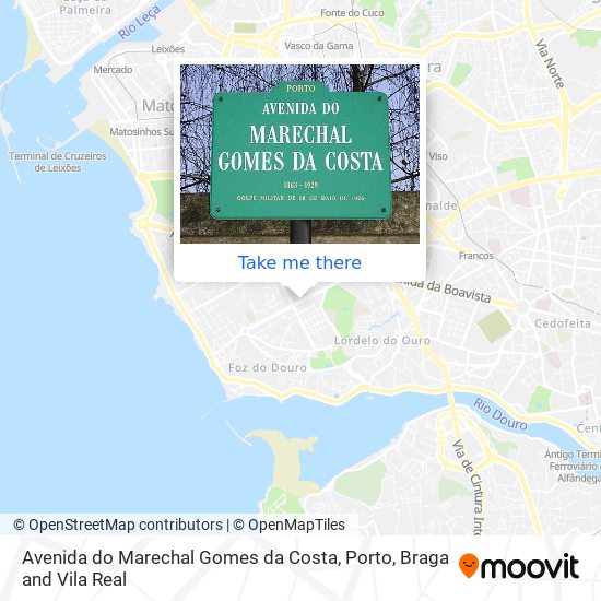 Avenida do Marechal Gomes da Costa map