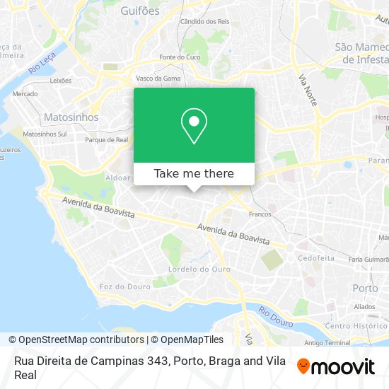 Rua Direita de Campinas 343 map