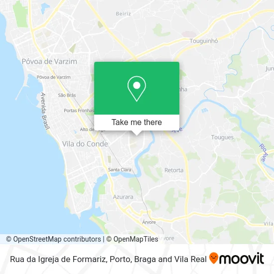 Rua da Igreja de Formariz map