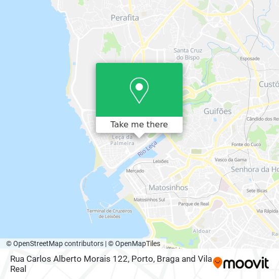 Rua Carlos Alberto Morais 122 mapa