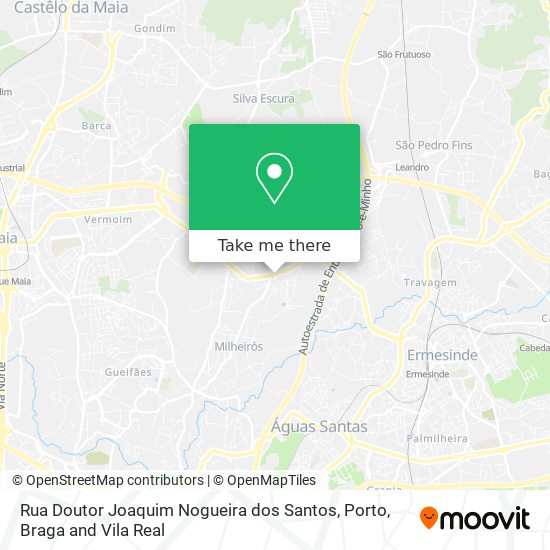 Rua Doutor Joaquim Nogueira dos Santos mapa
