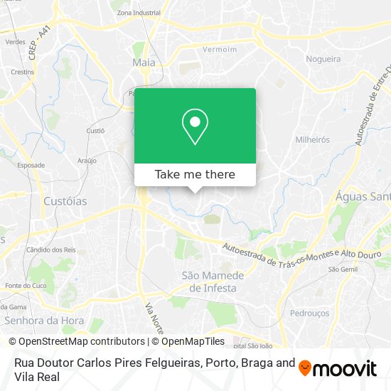 Rua Doutor Carlos Pires Felgueiras map