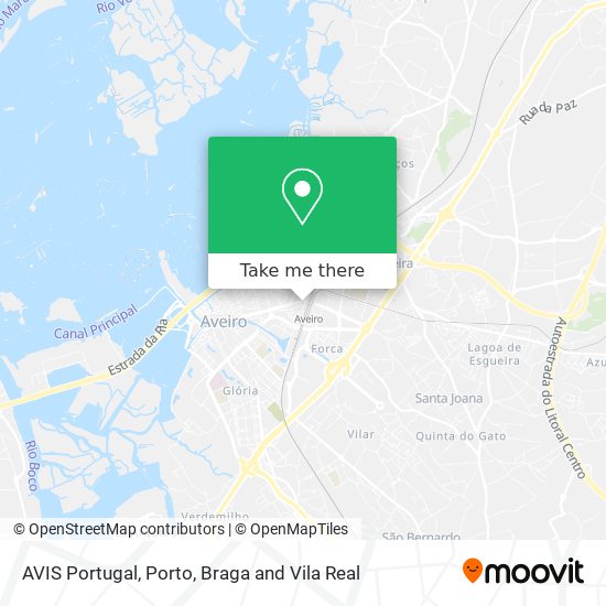 AVIS Portugal mapa