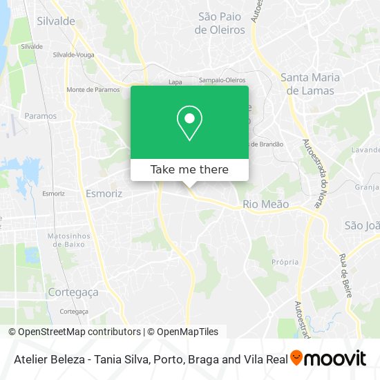 Atelier Beleza - Tania Silva map
