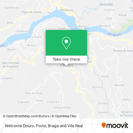 Welcome Douro map