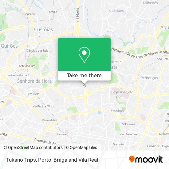 Tukano Trips map