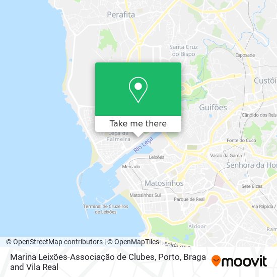 Marina Leixões-Associação de Clubes map