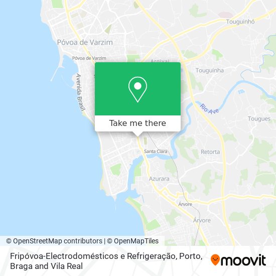 Fripóvoa-Electrodomésticos e Refrigeração map