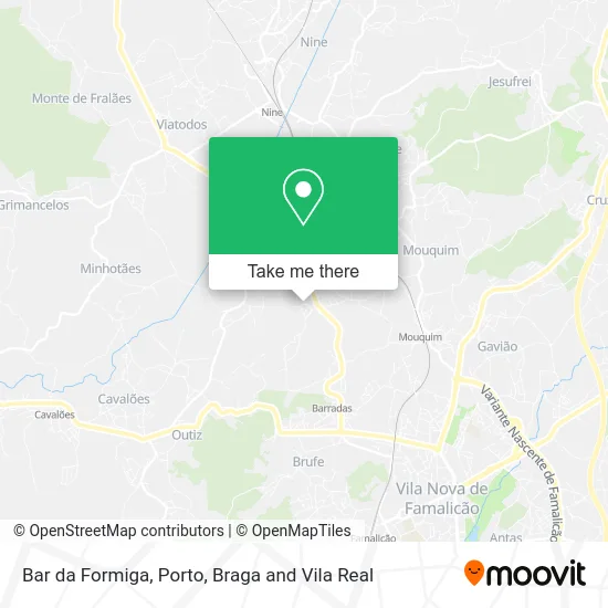 Bar da Formiga map
