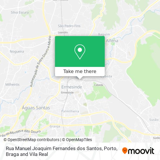 Rua Manuel Joaquim Fernandes dos Santos map